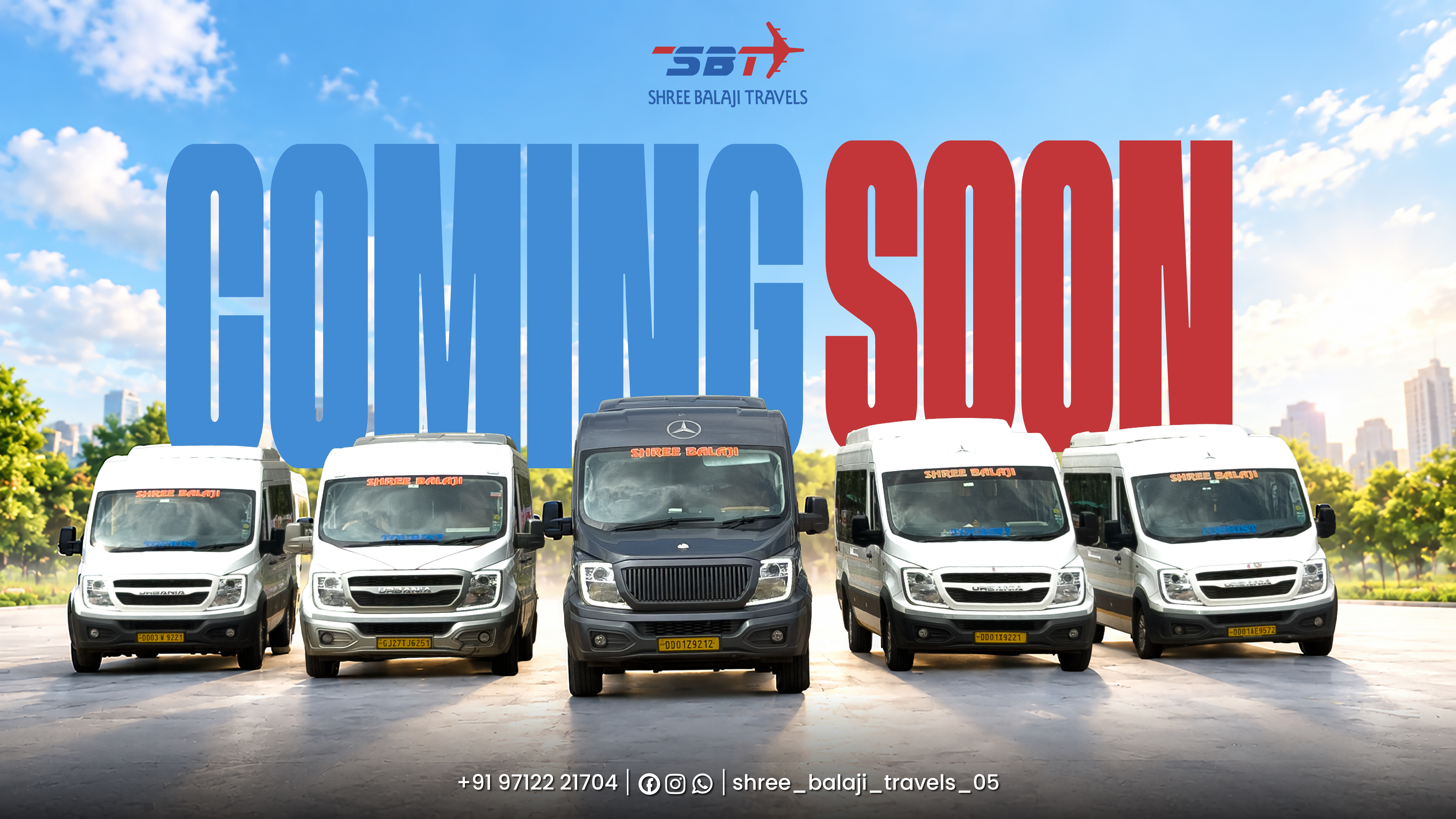 Shree Balaji Travels Official Coming Soon Banner